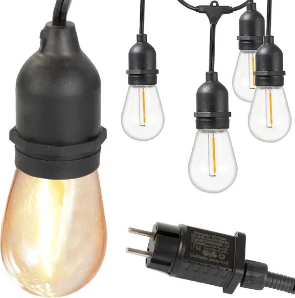 LED kerti fényfüzér LUCENT, 15 m