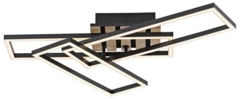 JUST LIGHT. 14051-79 - LED mennyezeti lámpa AKUSZTIKA LED/20,5W/230V tölgy/fekete