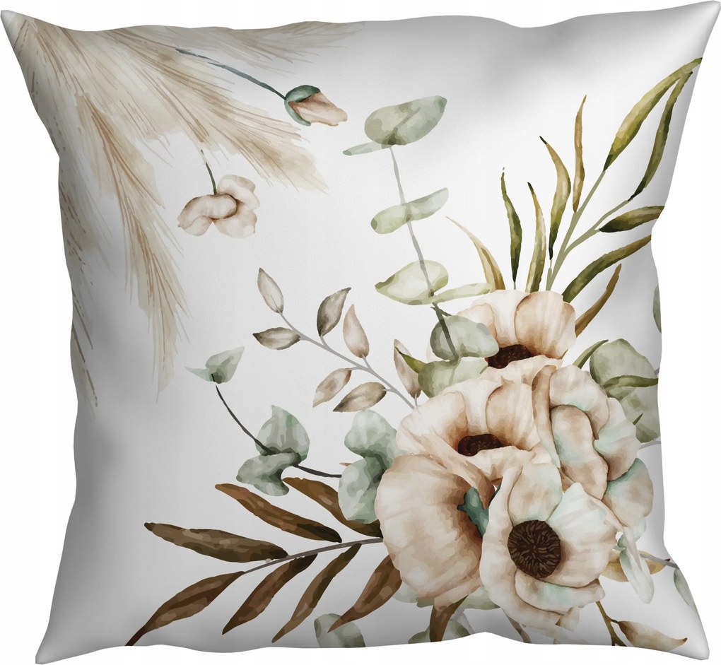 Párnahuzat 45x45 dekoratív boglárka mintás párnahuzat