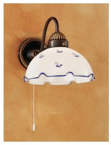 Kolarz 731.61.17 - Fali lámpa NONNA 1xE27/75W/230V kék