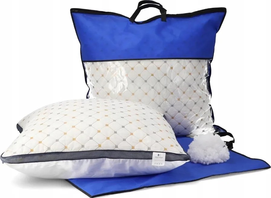 2 db-os párna szett 40x80 cm 100% pamut állítható