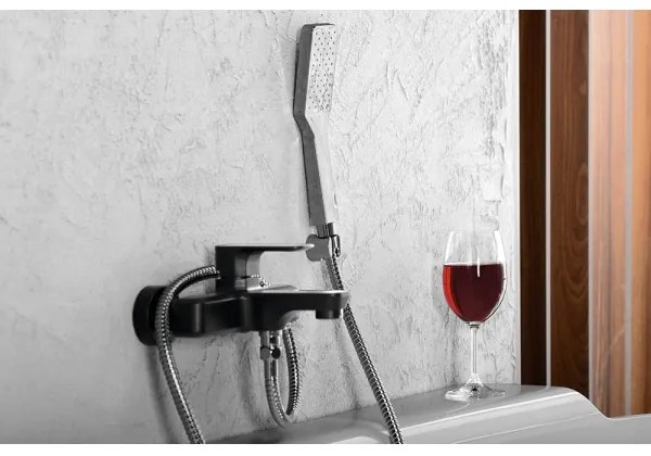 Sapho - Kézi zuhany öntisztító rendszerrel, fényes króm