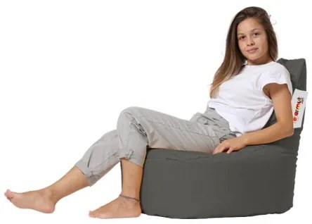 Babzsák 70x70 cm szürke