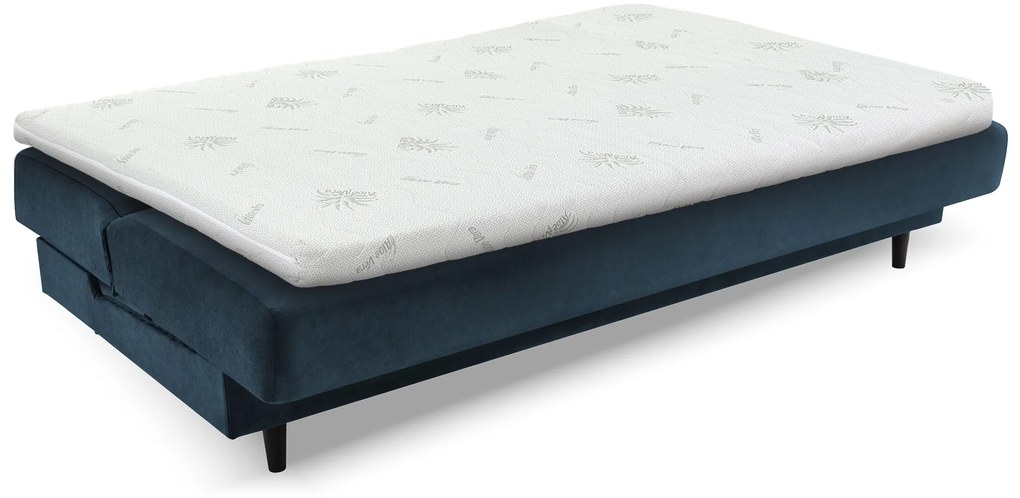 ID IRA kanapéágy tárolóval - kék