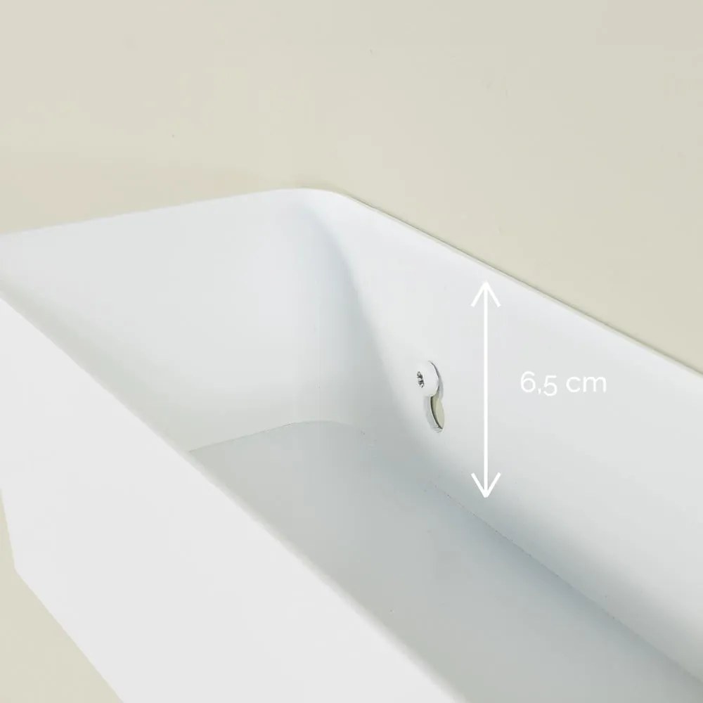 Fekete fali acél fürdőszobai polc Multi – Spinder Design