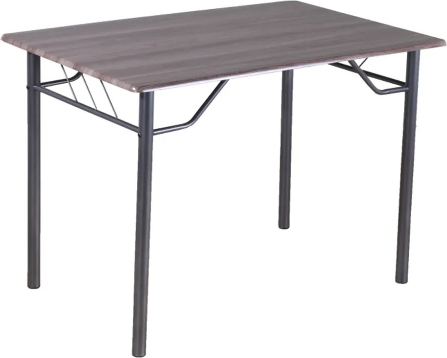 Étkezőgarnitúra, barna/fekete, GIROL SET 1+4