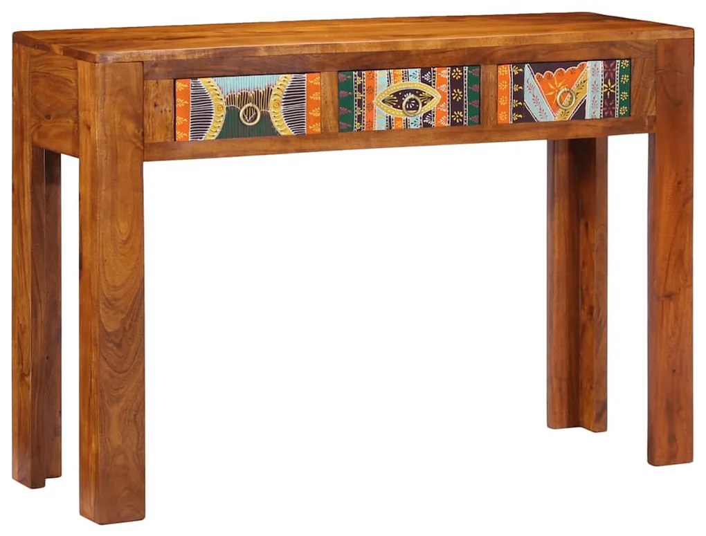 tömör akácfa tálalóasztal 110 x 35 x 75 cm