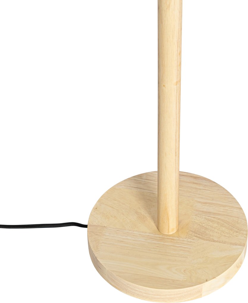 Fa állólámpa bársony búrával, krokodil mintával, 40 cm - Mels