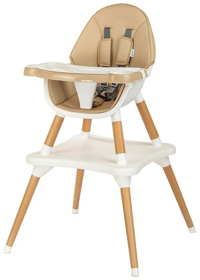 Új Baby étkezőszék Grace 3in1 bézs, 61 x 101 x 61cm, 61 x 101 x 61 cm