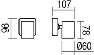 Redo 04-468 - Spotlámpa CAMEO 1xGU10/35W/230V