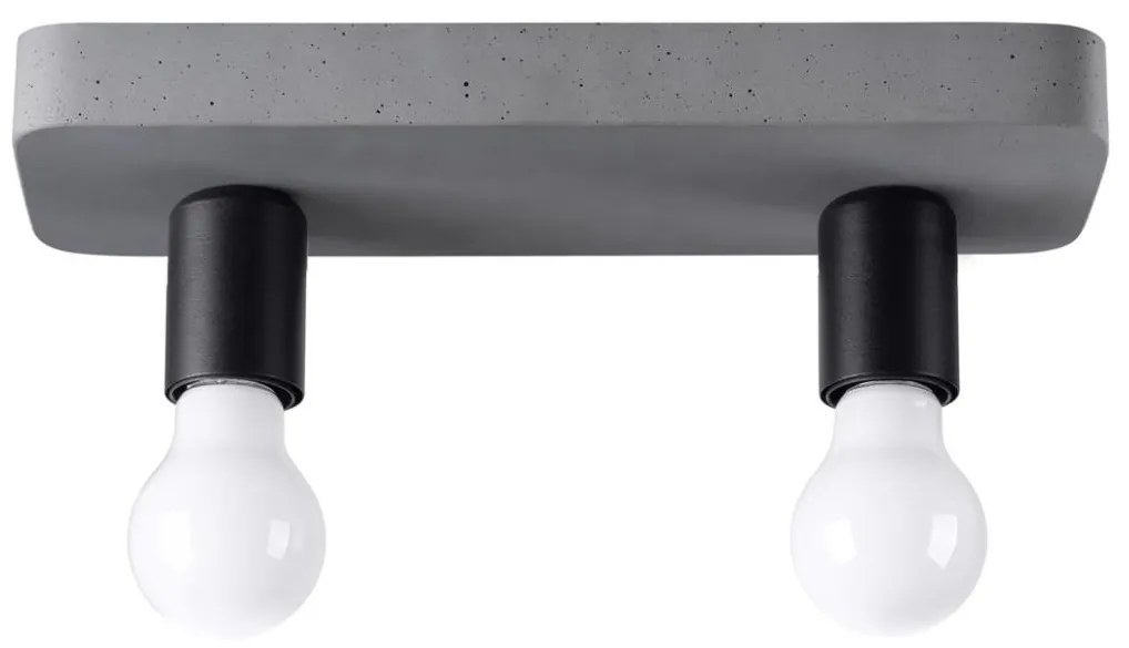 Sollux SL.1157 - Spotlámpa TAVO 2xE27/15W/230V beton