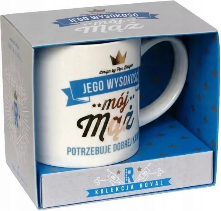 Royal Bögre Elegáns Ajándék Férjnek Őfelsége Férjnek Kávéra Van Szüksége