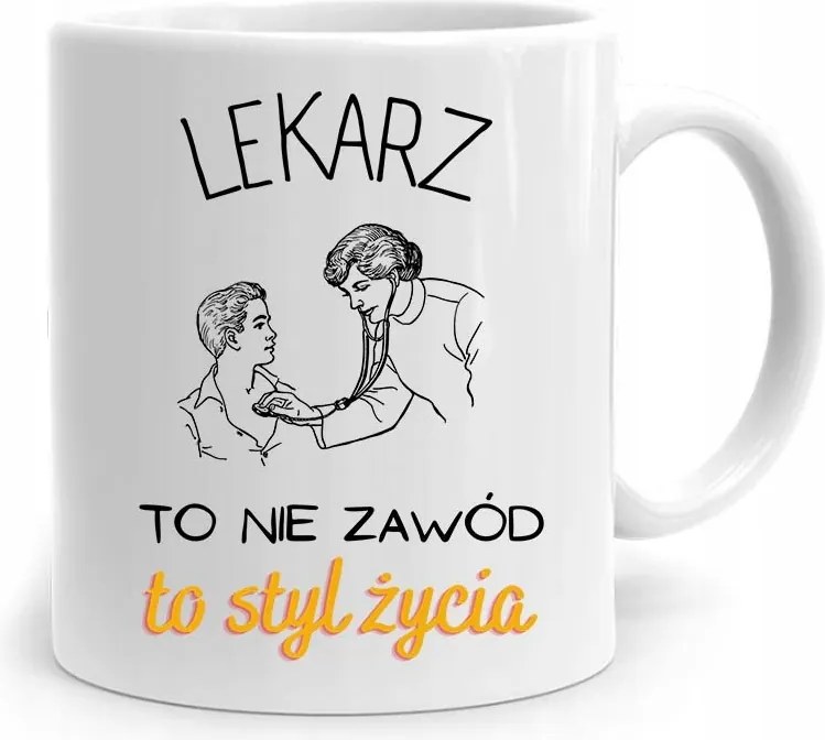 Ajándék Bögre Orvosnak Életmód Nyomtatott Fotóval