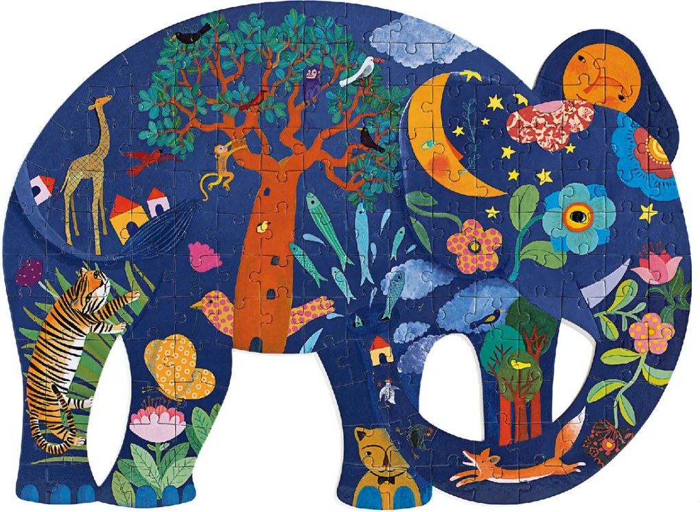 Művészeti puzzle - Elefánt, 150 db-os - Elephant