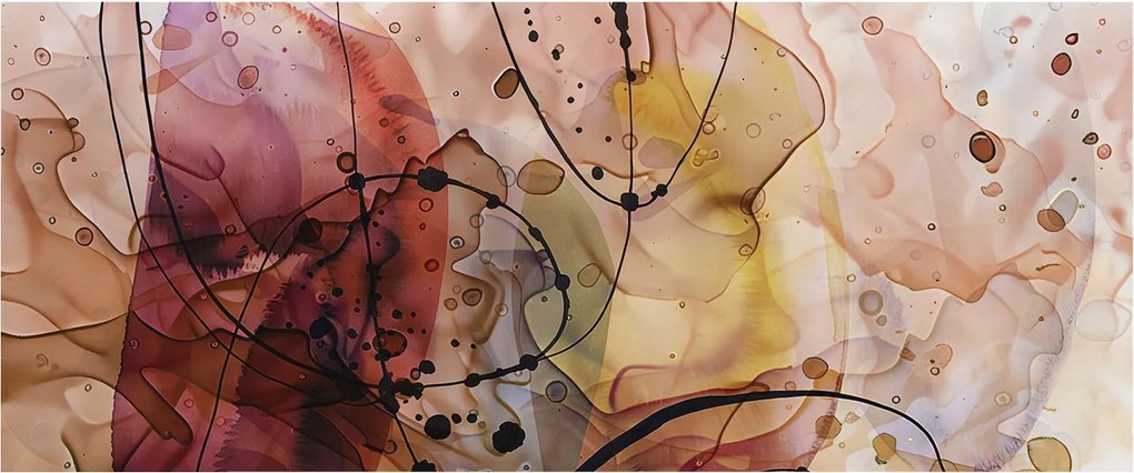 Dekoratív fali tapéta 3D hatással Absztrakt harmónia 250x104 Ragasztó