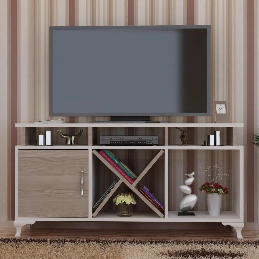 TV szekrény Ay - White, Cordoba