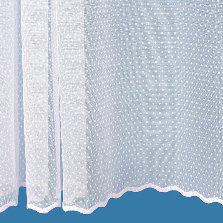 Goldea jacquard függöny - cikkszám 54050 pöttyös - méteráru 160 cm