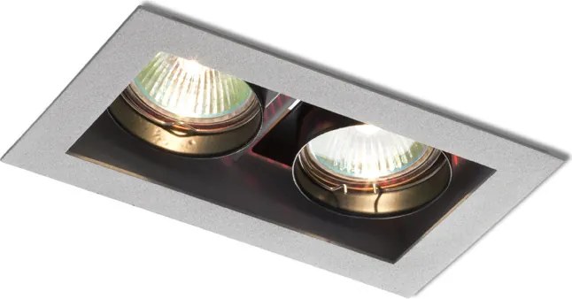 RENDL MONE II billenthető ezüstszürke 12V GU5,3 2x50W