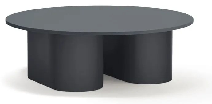 Antracitszürke dohányzóasztal 110x111 cm Totem – Teulat