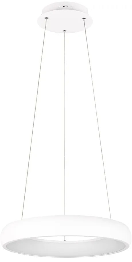 Fehér LED dimmelhető függőlámpa fém búrával ø 46 cm Cardona – Trio