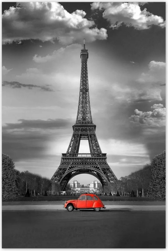 Poszterek 60x90 Eiffel-torony Franciaország