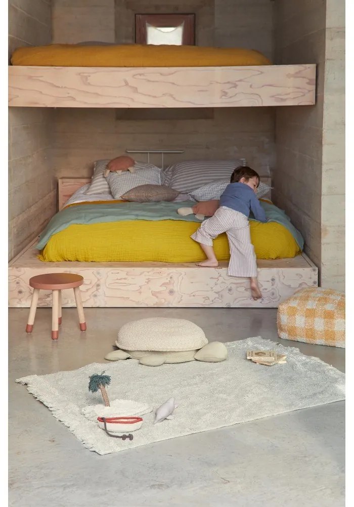 Mentazöld pamut gyerek játszószőnyeg 90x130 cm Waves – Lorena Canals