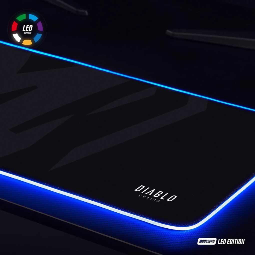 Gamer egérpad LED