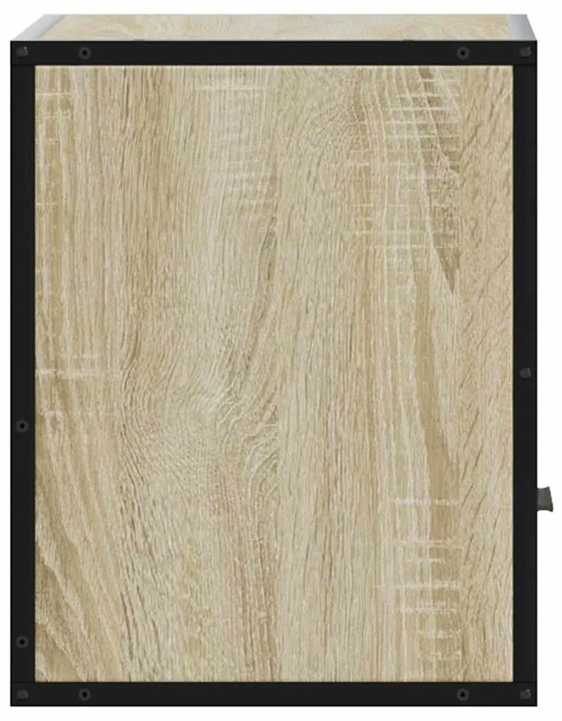 2 db sonoma tölgy színű fali éjjeliszekrény 40 x 31 x 39,5 cm