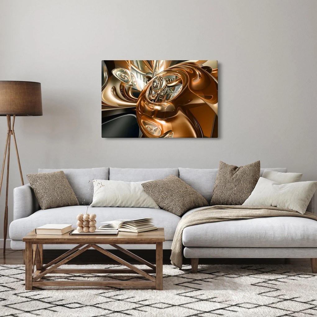 Absztrakciós kép (90x60 cm)