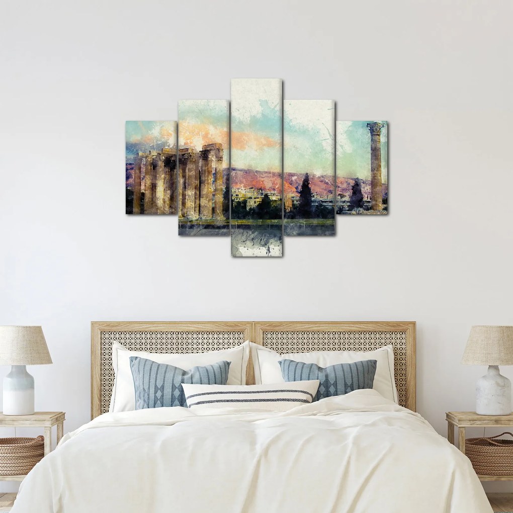 Kép - akropolisz, Athens, Görögország (150x105 cm)