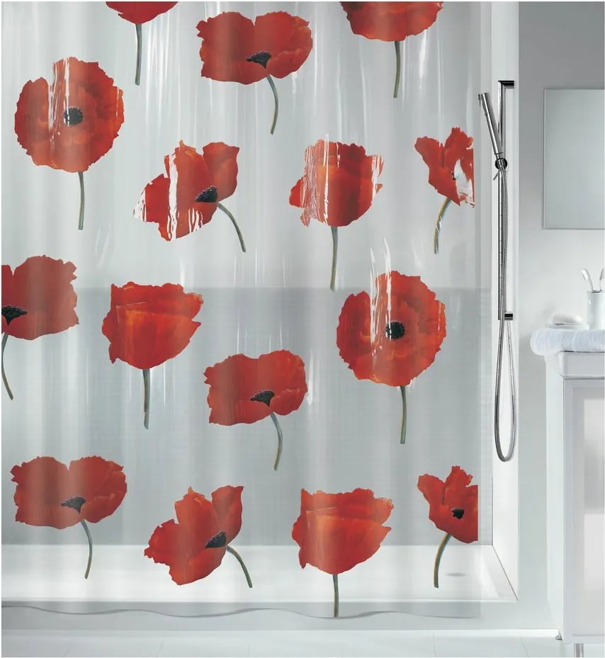 Zuhanyfüggöny 180x200 cm Poppy – Spirella