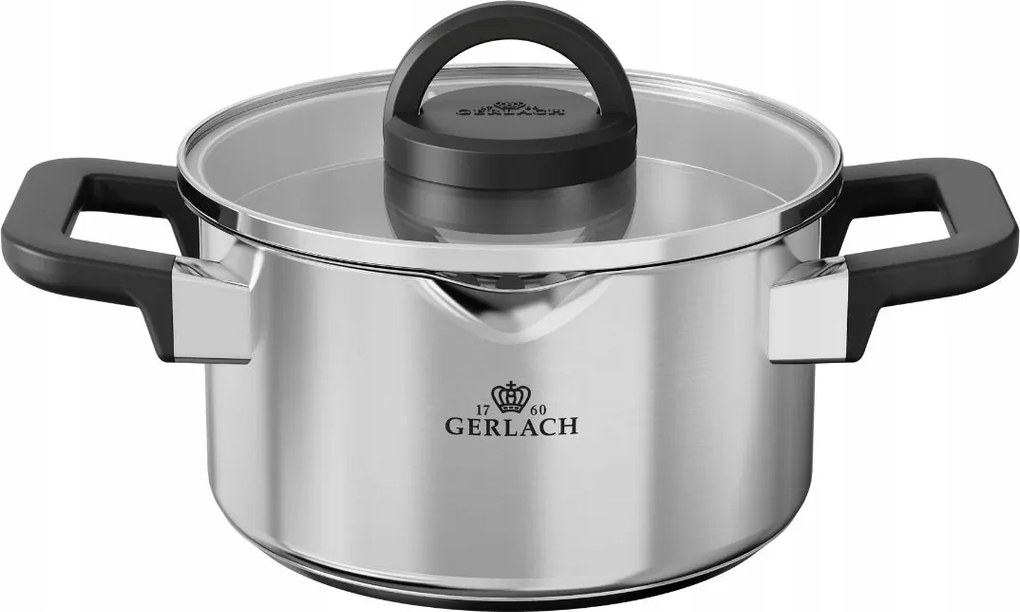 Gerlach Ambiente Plus 2 l-es fazék 18 cm-es fedővel