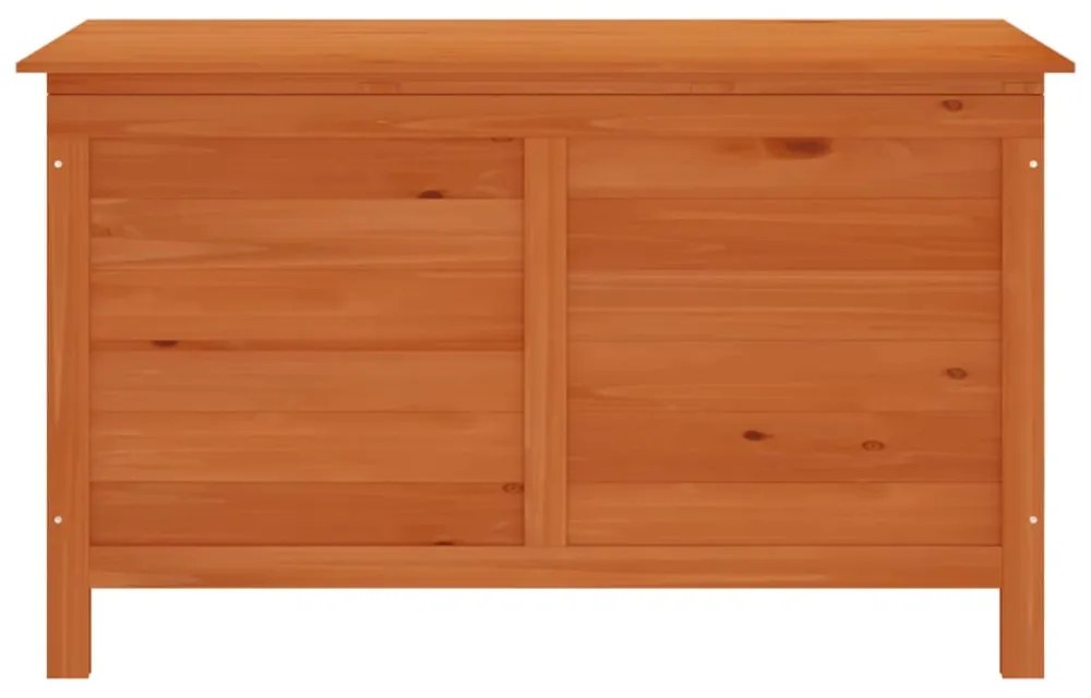 tömör fenyőfa kerti tárolóláda 99x49,5x58,5 cm