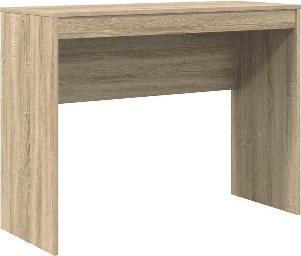 vidaXL Asztal Sonoma tölgy 100 x 40 x 76 cm