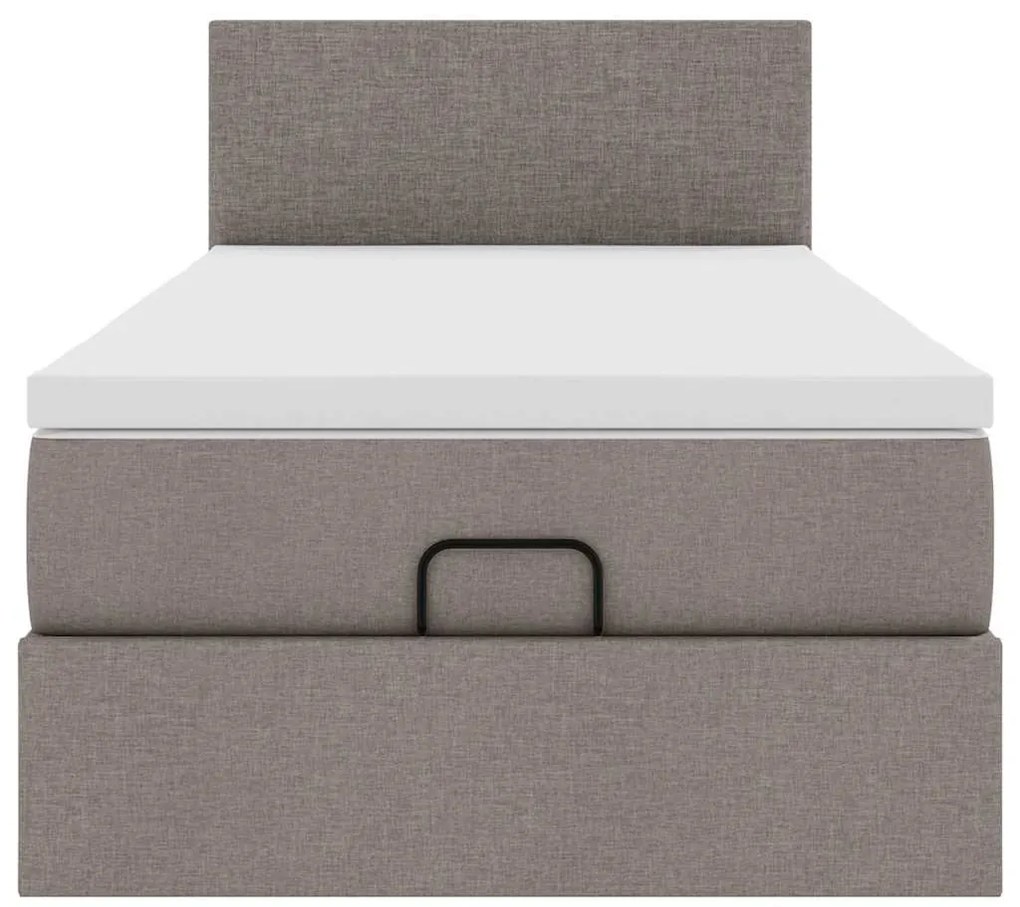 Ottomán ágy matraccal tópszín 90x200 cm anyaggal