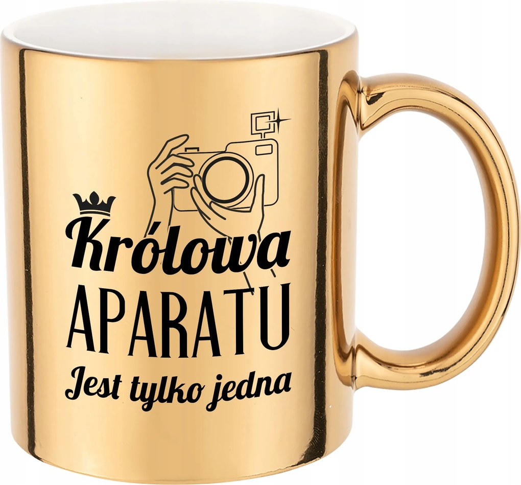 Arany Bögre 300ml Fotósnak Fényképezőgép Királynő Mix Érdekes Minták