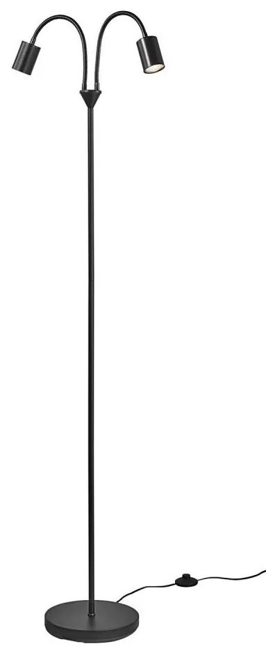 Nordlux - Állólámpa EXPLORE 2xGU10/7W/230V fekete