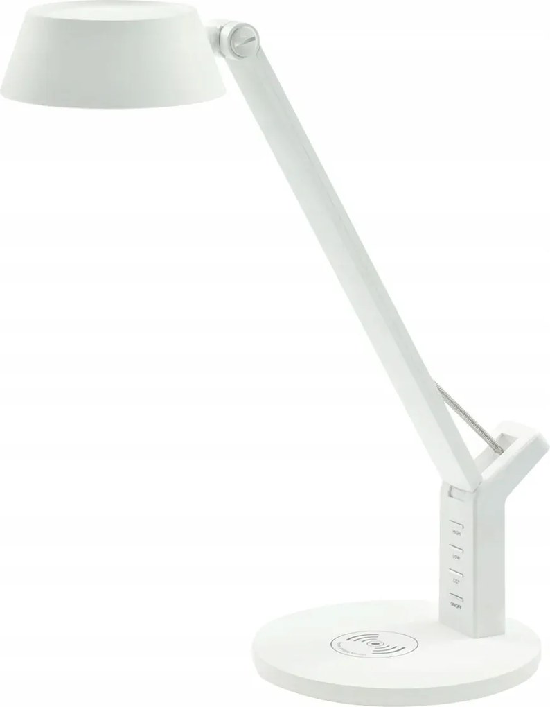 8W-os Led asztali lámpa indukciós töltővel, változtatható színben Leo Nilsen