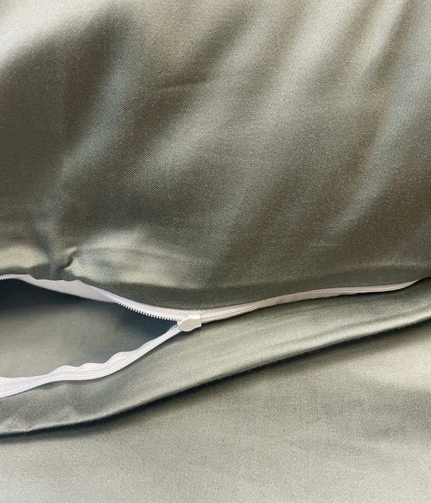 Ágyneműhuzat pamut szatén exclusive Modern zöld 200x140cm+90x70cm TiaHome
