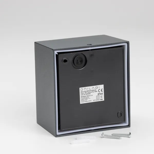 Brilagi-LED kültéri fali lámpa szenzorral TERNI LED/12W/230V antracit IP44