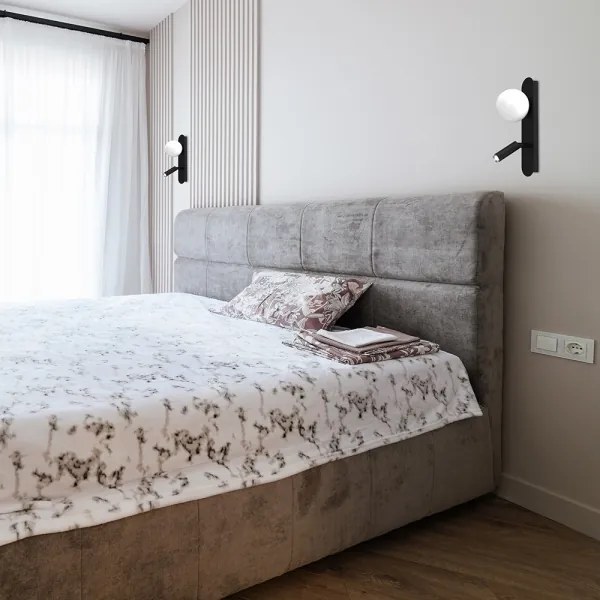 Fali spotlámpa SIRIO 2xG9/25W/230V fekete