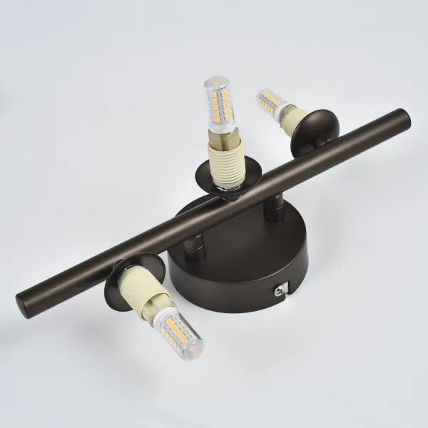 Brilagi - LED fali lámpa MILLA 3xG9/3W/230V barna/füstös barna