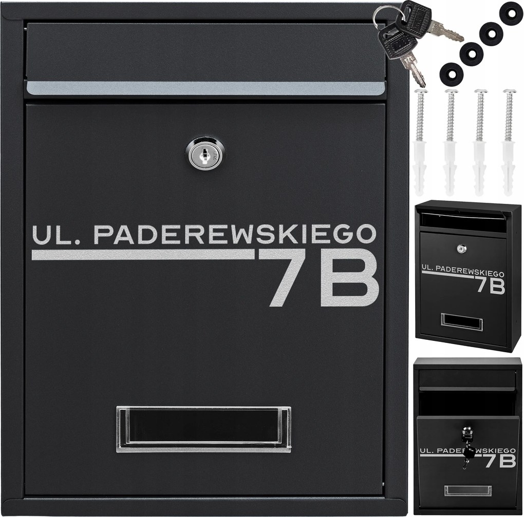 Postaláda Fekete Minta