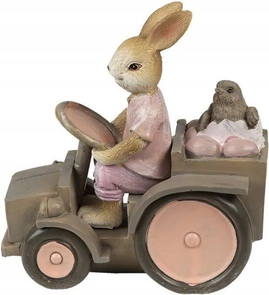 Húsvéti dekoráció Hare a traktoron, Clayre &amp; Eef