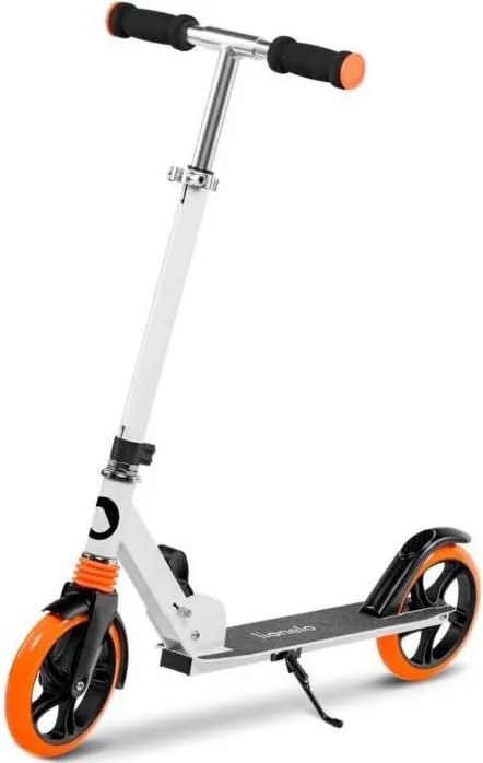 Lionelo - Gyerekroller LUCA fehér/narancssárga