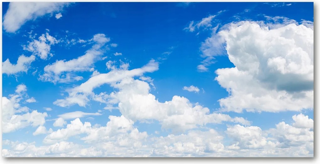 Fotó üvegkép Felhők az égen 140x70