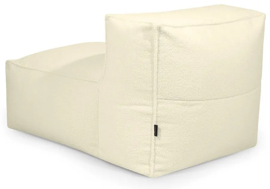 Barna buklé babzsákfotel Mass Open Modul 90 – SLOWDOWN