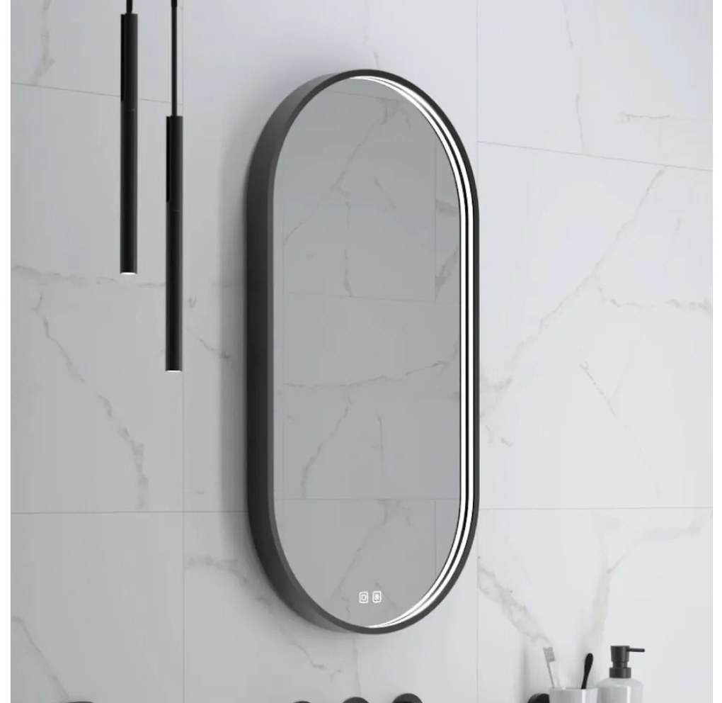 NIMCO ZPC 32002LVX-90-LED Háttérvilágítással ellátott fürdőszobai tükör 3000-6500K 80x40 cm IP44