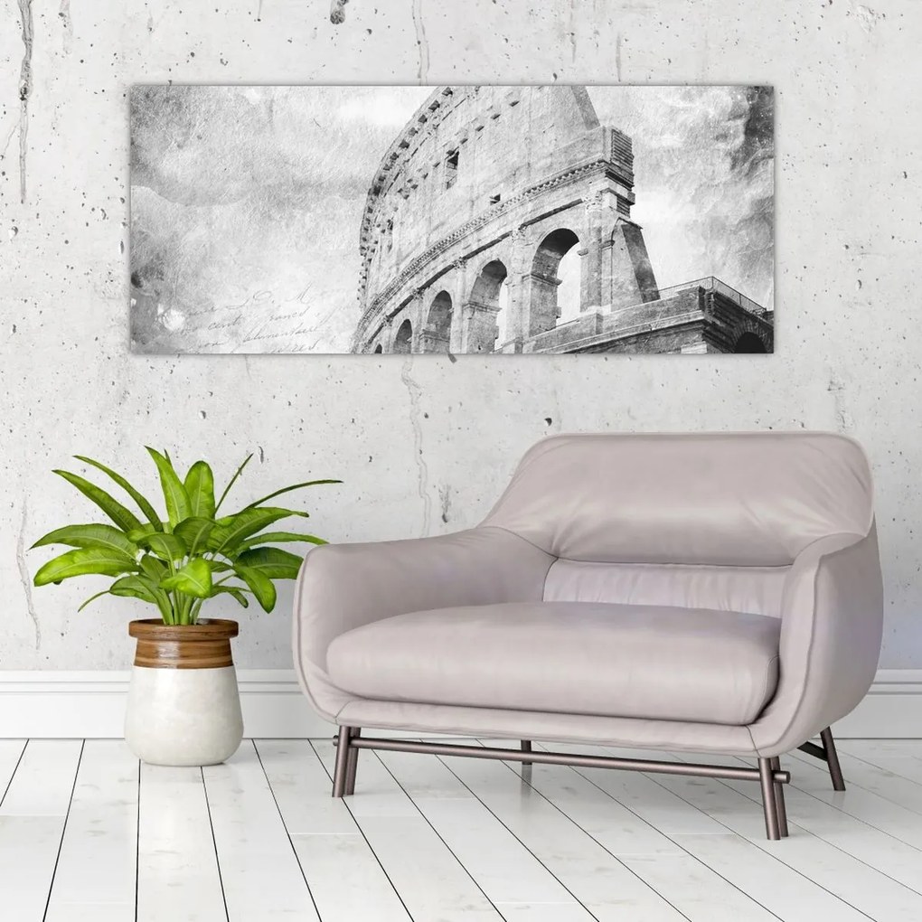 Kép - Vintage képeslap a városról N⁰1 (120x50 cm)