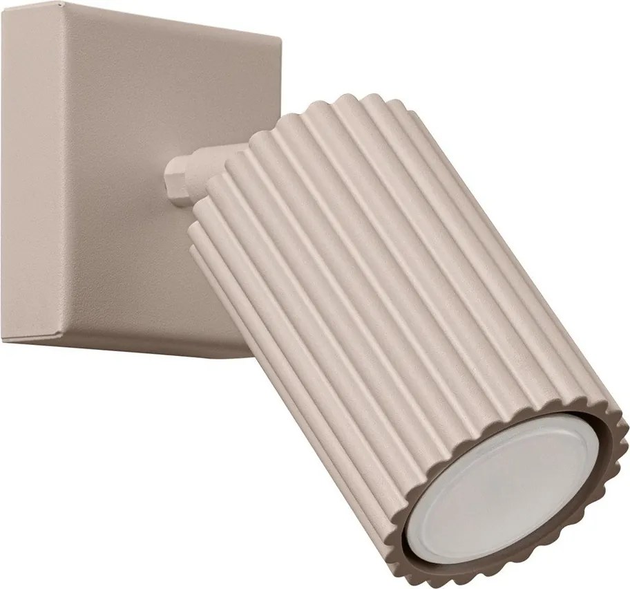 Szürkésbarna fém spotlámpa 8x16 cm Gleam – Sollux